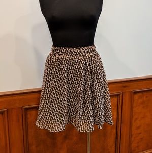 dELIA'S Pink Black Bunny Rabbit Print Skirt Easter